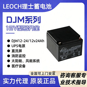 Rishi แบตเตอรี่ตะกั่วกรดปิดผนึก24Ah 12V สำหรับยานพาหนะไฟฟ้า DJW12-24 - Product Image 4