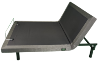 Sommier de lit électrique intelligent moderne avec inclinaison de la tête et des pieds, cadre de lit ergonomique motorisé pour la maison et la chambre à coucher
