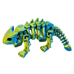 Juguete de esqueleto de arcaosaurio impreso en 3D, articulado, con armadura antigua, bisagra flexible, decoración de escritorio STEM, regalo, superventas transfronterizo, para todas las edades - Product Image 5