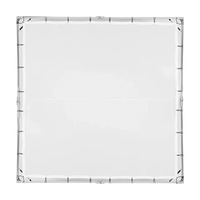 Tissu de diffusion en soie pour photographie 2,4*3,6m, diffuseur de fond photographique, cadre papillon pour photographie