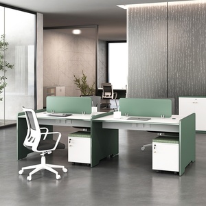 Modern <b>Desk</b> Partition Customize Popular Office Partition Extrusions Aluminum Profiles Office Furniture Cubicle Workstations - Product Image 1