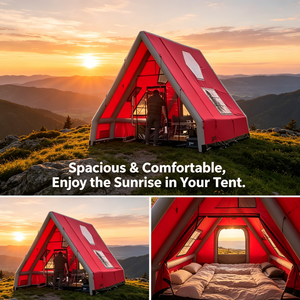 Tenda Gonfiabile Extra Large per Campeggio, Capacità 7 Persone con Camere Separate per Campeggio di <span class=keywords><strong>Gruppo</strong></span>, Spaziosa - Product Image 3