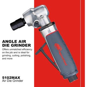Amoladora Neumática Ingersoll Rand 5102MAX de Ángulo Recto, 0.4 HP, 20000 RPM, Herramienta Ligera para Pulir, Lijar, Desbarbar y Abrillantar - Product Image 2