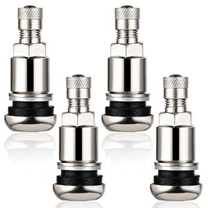 All Steel Tr525 Tubeless Tire Valve Stem 11.3mm Orifice Universal Modified Flat Bottom Explosion Proof American Mouth <b>Clip</b> On - Product Image 1