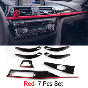 Set di 7 Pezzi di Accessori Interni Rosso Sportivo per BMW Serie 3 Serie 4, Parti di Rivestimento Interno per F30 F31 F34 GT3 <span class=keywords><strong>F36</strong></span> - Product Image 1