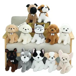 Schattige Husky Shinba Inu Simulatie Pluche Hond Speelgoed Chihuahua Teddy Honden Levensechte Dieren Knuffel Puppy Poppen