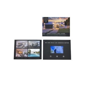Tarjeta de Felicitación Publicitaria con <span class=keywords><strong>Video</strong></span> <span class=keywords><strong>LCD</strong></span>, Modelo Popular de 4.3 Pulgadas, Tarjeta de Invitación con Personajes de TV y Cine, Regalo Empresarial de Papel, Europa - Product Image 3