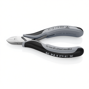 Cisailles latérales électroniques Knipex ESD 77 12 115 Fabriquées en Allemagne - Product Image 1