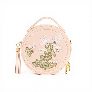 Nuevo Bolso de Mano de Moda Estilo Chino para Mujer, Bolso Bandolera de Alta Gama con Cierre y Diseño de Bordado Tradicional - Product Image 3