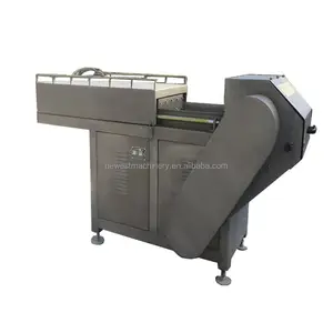 Máquina de corte de carne congelada de aço inoxidável, alta eficiência, 304, bloco de carne, cortador/fatiador de carne