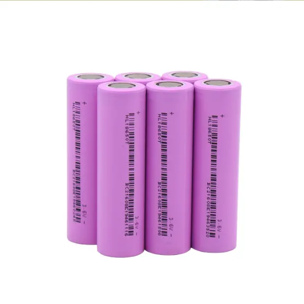 Manufacturer High Capacity Cylindrical Rechargeable 18650 3.7V 2000mAh 2600mAh Lithium-Ion Battery for Consumer Electronics