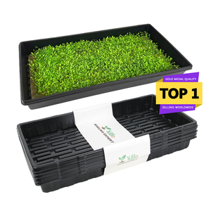 Plastic Nursery <strong>Seed</strong> Starting Tray <strong>Wheatgrass</strong> Microgreen Rice Seedling Tray 1020 Flat Hydroponic <strong>Seed</strong> Grow Tray - Product Image 5