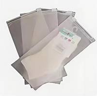Sacs en plastique CPE mats personnalisés avec fermeture éclair, sacs à glissière imprimés avec logo pour l'emballage de vêtements, t-shirts, vêtements, rangement de vêtements