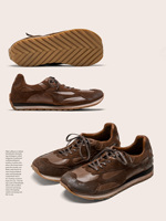 Chaussures décontractées vintage personnalisées avec logo, légères, en cuir véritable pour hommes, baskets vintage, fabricant d'usine