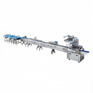 Línea de Empaquetado de Flujo Horizontal Ding Yan para <span class=keywords><strong>Galletas</strong></span>, Bizcochos, Waffles y Bolsas de Plástico/Papel/Film - Product Image 6