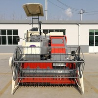 Moissonneuse-batteuse agricole multifonctionnelle neuve AF88G à chenilles pour le riz