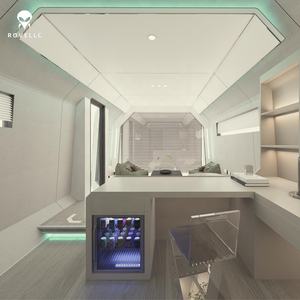 Maison-conteneur en forme de capsule spatiale - Maison moderne hors réseau à énergie solaire avec stockage sanitaire pour les zones éloignées - Product Image 5