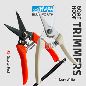 BLUEWORTH Cisailles à sabots et coupe-ongles pour moutons et chèvres-Facile à utiliser pour les débutants et les professionnels - Product Image 1