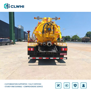 Camión de Succión y Limpieza de Alcantarillado HOWO 5T 4x2, Camión Pequeño para Dragado de Alcantarillado con Tanque de Succión de Aguas Residuales de 5000L en Venta - Product Image 4