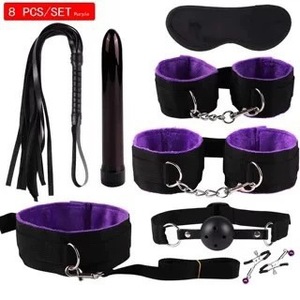 طقم ألعاب BDSM "ساكنوف" 11 قطعة للأغلال والأصفاد والكمامة الفموية للعب الإباحي مع هزاز رصاصي وقابس شرجي - Product Image 4