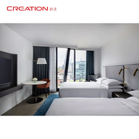 Ensemble de meubles d'hôtel 5 étoiles en gros, mobilier de chambre et de hall, style moderne de luxe pour la construction d'hôtels