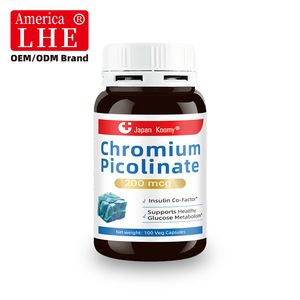 Dietary Shecome Chromium Picolinate Supplement Manufacturer 200mcg Made Without Gluten Free 100 Chromium Picolinate Capsules - Product Image 5