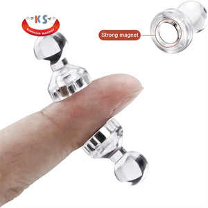 Neodymium Nam Châm Nhà Cung Cấp Nickel Đầy Màu Sắc Từ Đẩy Pin Nam Châm NdFeB Đẩy Pin Nam Châm - Product Image 2