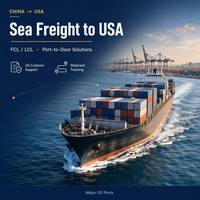 Service logistique économique : Agent maritime chinois vers les États-Unis avec service porte-à-porte