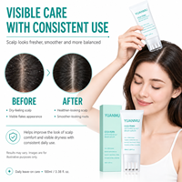 Serum Kulit Kepala Cica PDRN dengan Aplikator Kuas Terintegrasi, Menghidrasi dengan Eksosom, Tidak Berminyak, Menenangkan Perawatan Kulit Kepala, Memperkuat Akar Rambut