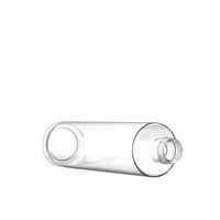 Botella de Agua de Vidrio Transparente Personalizada al por Mayor de 500ml 750ml con Hombro Plano y Cuello Corto con Tapa de Rosca