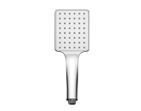 Pomme de douche à main carrée chromée moderne avec installation facile Baignoire douche élégante pour salle de bain