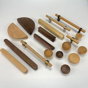 Gỗ Thế giới đồ nội thất trang trí nội thất nhà bếp cửa phòng ngủ đồ nội thất bằng gỗ rắn Walnut xử lý kéo gỗ xử lý Knob - Product Image 1