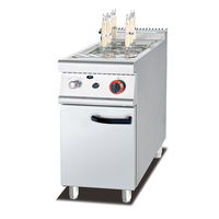 Cuiseur de pâtes de chaudière de nouilles de style électrique/gaz d'économie d'énergie commerciale d'acier inoxydable avec l'armoire pour le restaurant