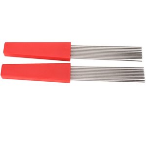 2 cepillos raspadores para guiro, diseño ergonómico, de plástico y acero inoxidable, estilo peine para percusión latina - Product Image 6