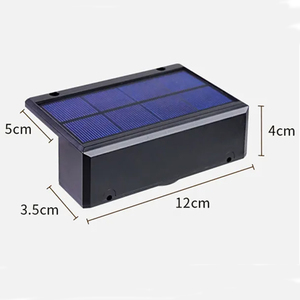 Applique murale <span class=keywords><strong>solaire</strong></span> LED de <span class=keywords><strong>jardin</strong></span> extérieur lampe de lavage colorée clôture de <span class=keywords><strong>jardin</strong></span> balcon escaliers éclairage <span class=keywords><strong>décoration</strong></span> - Product Image 2