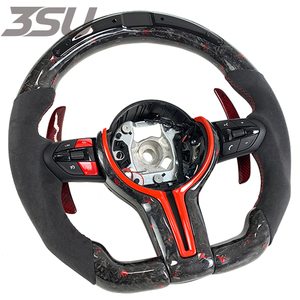 Volante de Fibra de Carbono Automotriz y Levas Magnéticas Forjadas para <span class=keywords><strong>BMW</strong></span> <span class=keywords><strong>Serie</strong></span> F, 2018 2019 2020 2021 <span class=keywords><strong>2022</strong></span> 2023 2024 - Product Image 2