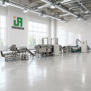 เครื่องผลิตขนมขบเคี้ยวแบบสกรูคู่ สายการผลิตขน<span class=keywords><strong>ม</strong></span>พองทอด รูปทรง<span class=keywords><strong>ห</strong></span>ลากหลาย เครื่องจักรแปรรูปขนม<span class=keywords><strong>กรอบ</strong></span>ทอด - Product Image 1