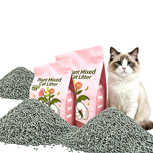 Litière pour chat en bentonite de haute qualité, vente en gros d'usine, forte agglomération, faible poussière et fonctions de contrôle des odeurs - Product Image 1