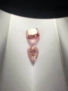 Diamant rose CVD brut cultivé en laboratoire, pierre de diamant colorée pour la fabrication de bijoux et les applications en gemmologie - Product Image 2
