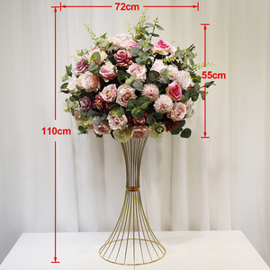 Modernas y Lujosas Bolas de Flores de Espuma Ecológica con Rosas Verdes para Decoración de Mesas de Boda, Soportes de Flores Decorados, Esferas Artificiales Redondas - Product Image 6