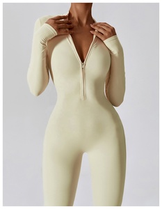 <span class=keywords><strong>Tuta</strong></span> Intera da Donna Sexy per Allenamento, <span class=keywords><strong>Leggings</strong></span> Lunghi, <span class=keywords><strong>Tuta</strong></span> da Palestra, Body Fitness, <span class=keywords><strong>Tuta</strong></span> da Yoga <span class=keywords><strong>con</strong></span> Cerniera - Product Image 5