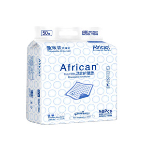 African Disposable Underpad 80x90cm 50pcs Economic Series Adult Incontinence <b>Pad</b> - Product Image 1