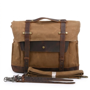 Alforja Retro para Motocicleta, <span class=keywords><strong>Bolsa</strong></span> Trasera Impermeable, <span class=keywords><strong>Bolsa</strong></span> Lateral de Lona, Equipaje para Motociclista, 40x15x30cm, para Casco y Viajes - Product Image 4