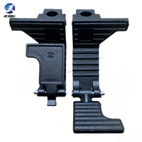 Pédale pliable pour mini-excavatrices, installation sans perçage, compatible avec Kubota/Yanmar/XCMG/Lovol/Shantui/Grues