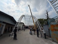 Estructura de Techo de Aluminio para Festivales, Estructura de Techo para Eventos, Estructura de Techo para Conciertos, Estructura de Techo en Forma de Domo, Estructura de Techo Arqueada