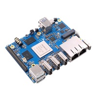 RK3588 8-core 64-bit, dengan NPU Gigabit Ethernet oranye Pi 5 Plus