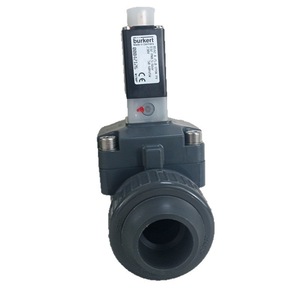 Válvula Solenoide Burkert DN25, Cuerpo de PVC, Sello EPDM, Válvula de Control Electromagnética - Product Image 4