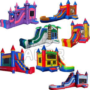 OEM thiết kế giá bán buôn Inflatable trượt nước tùy chỉnh trượt trượt bơm hơi - Product Image 6