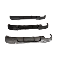 Diffuseur arrière de pare-chocs de voiture de Style M-Performance Diffuseur arrière d'aspect carbone Bilatéral single out pour BMW E90 M-Tech