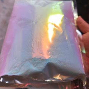 오로라 화이트 슈퍼 카멜레온 안료 슈퍼 시프트 오팔 무지개 빛깔의 색상 시프트 자동차 페인트 안료 분말 - Product Image 6